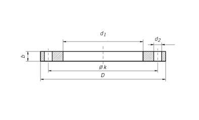 PLATE FLANGE/SLIP ON DIN2576 PN10