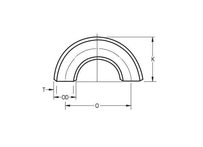 Carbon Steel AMSE B16.9 Elbow 180°(long,short)