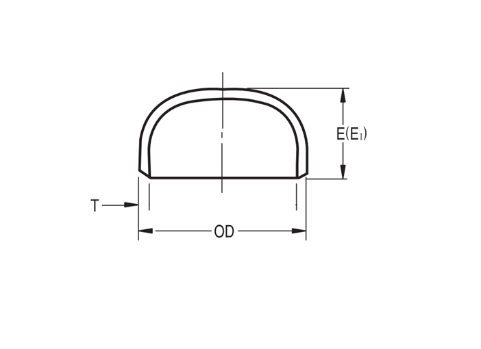 Stainless Steel ANSI B16.9, MSS SP-43 Elbow 180°(long,short) CAP
