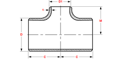 Reducing Tee Pipe Fitting