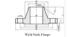 ANSI B16.47 Welding Neck Flange RF 150 Class