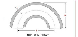 A234 WPB welded steel pipe fittings