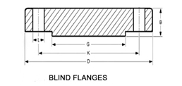 ASTM A105 blind flange