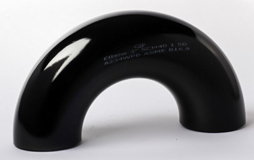 Seamless 180° carbon steel elbow
