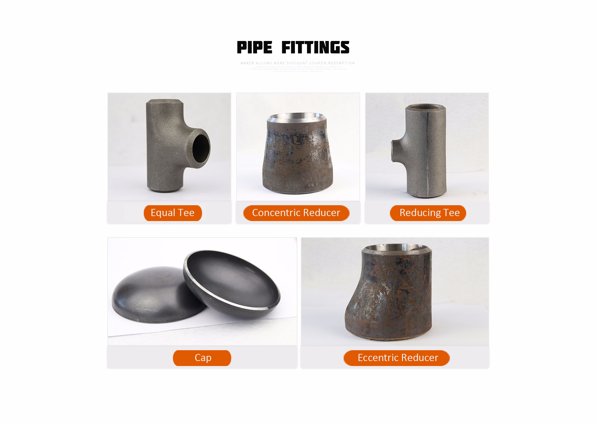 different pipe fittings