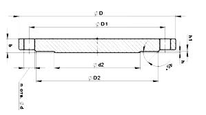 Gost Pn1.6 wn flanges