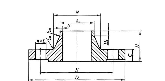 plate flanges drawing