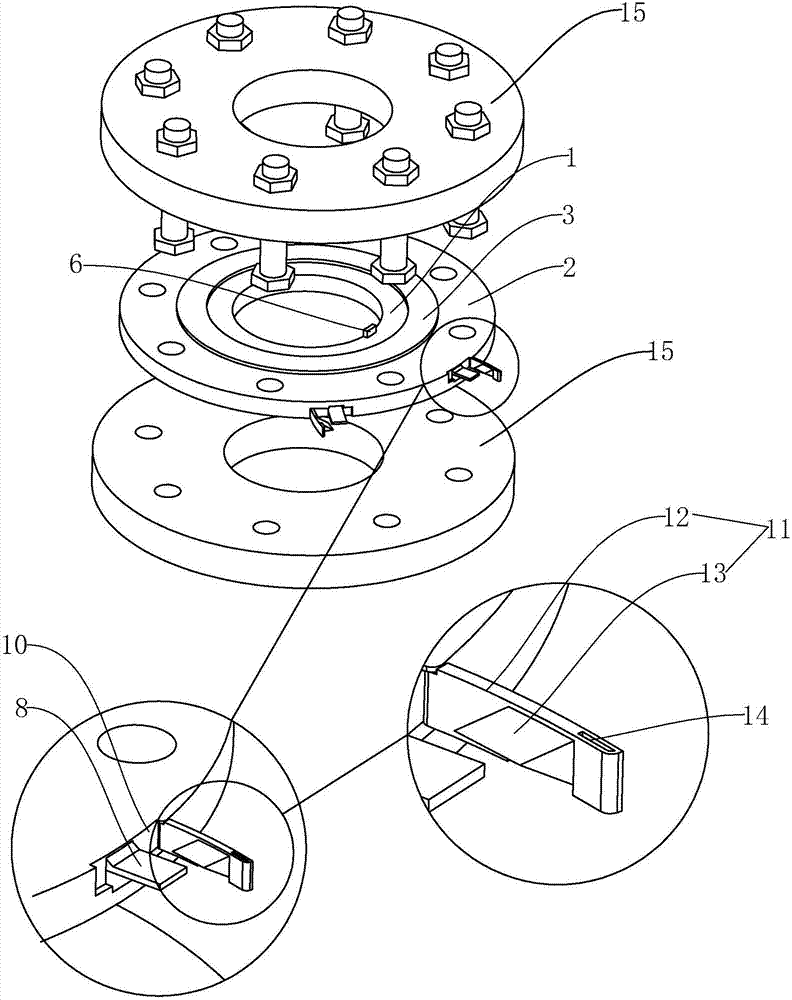 Ring Spacer Flange drawing