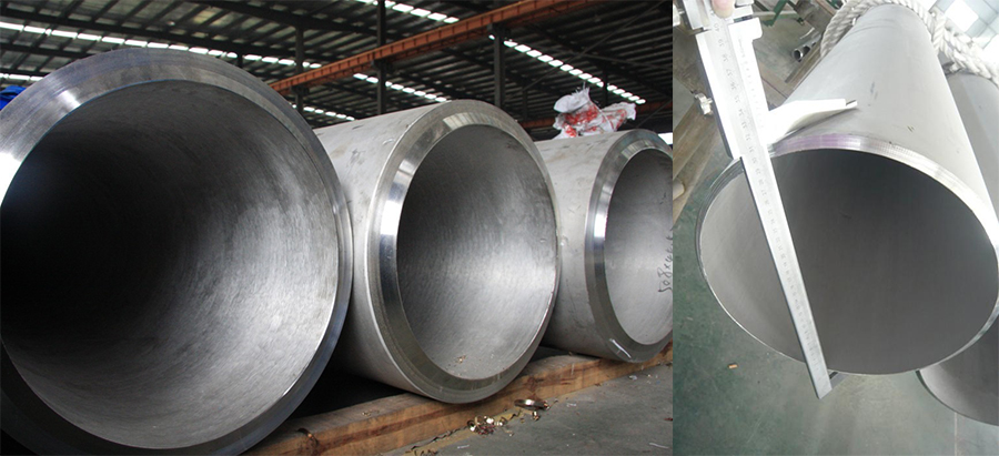 Large diameter thick wall seamless steel pipe
