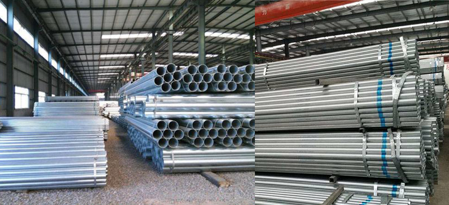 Galvanized seamless steel pipe