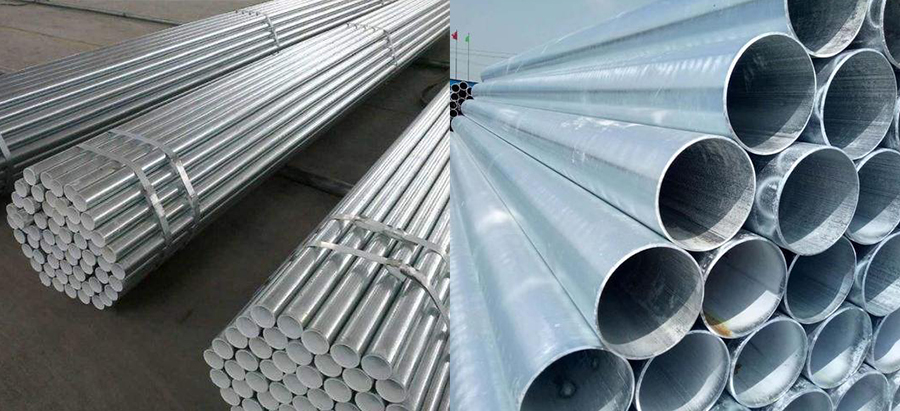 Galvanized seamless steel pipe