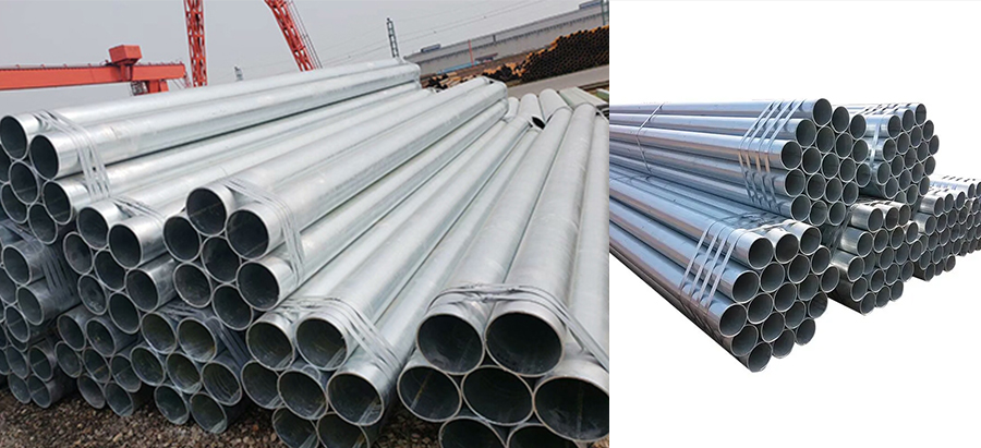 Hot dip galvanized carbon steel pipe