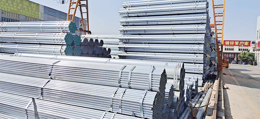 Hot dip galvanized carbon steel pipe